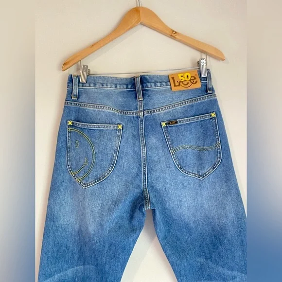 Lee X Smiley men’s Mick comfort tapered jeans size 29x31 In Blue - Picture 9 of 12